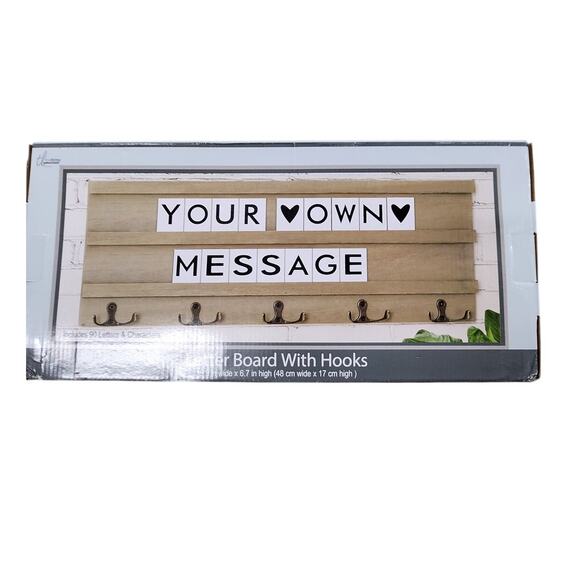 unknown Other - New Letterboard with Hooks
